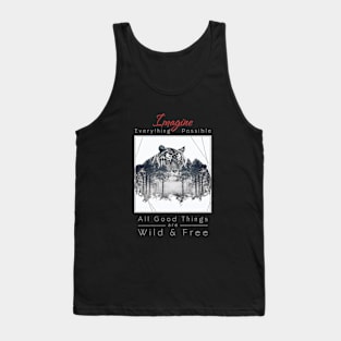 Tiger Nature Outdoor Imagine Wild Free Tank Top